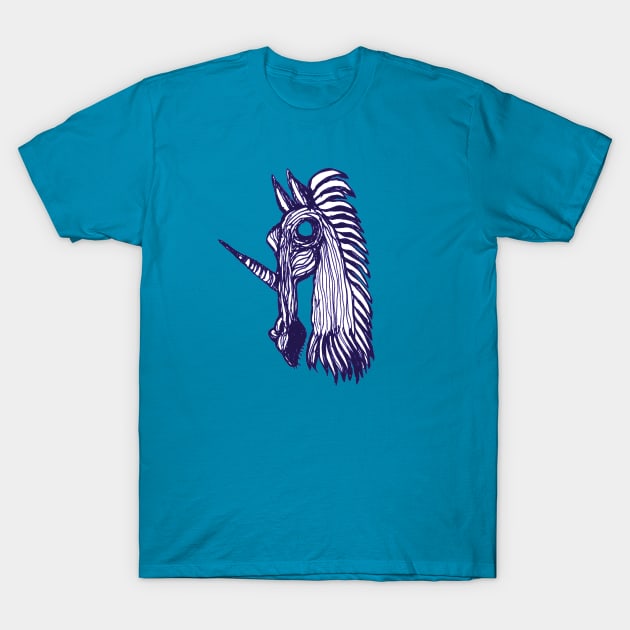 head of a rare unicorn T-Shirt by duxpavlic